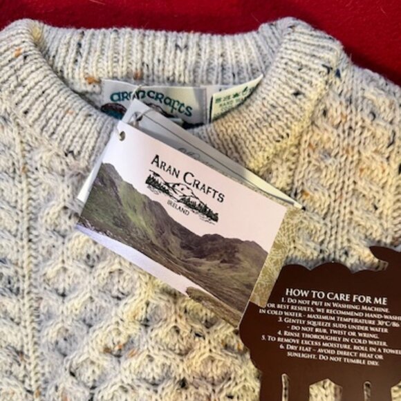 NWT - Irish Aran Unisex Sweater - Sz - XS - Picture 4 of 11